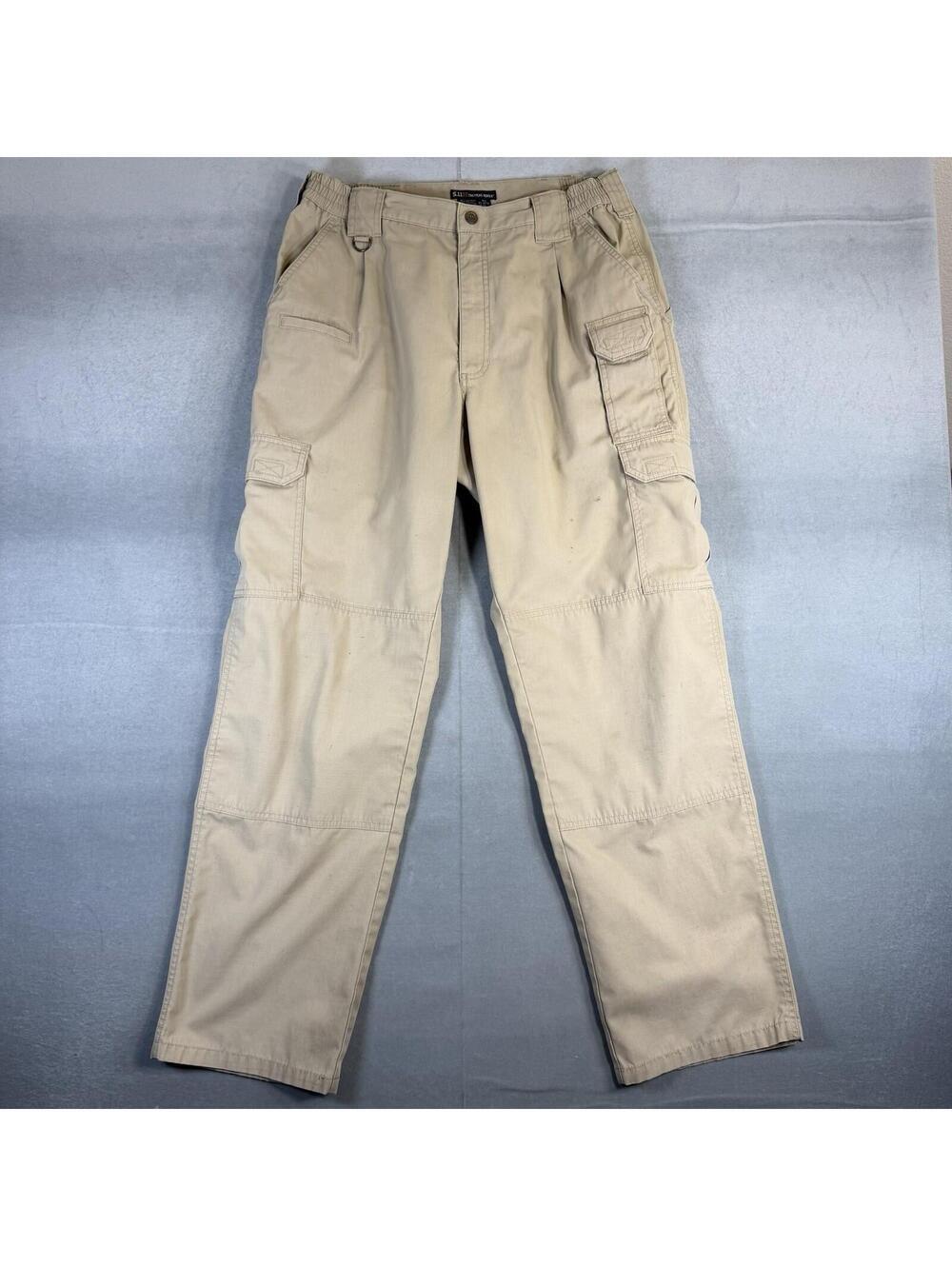 5.11 Tactical Cargo Pants Mens 34x32 Beige Taclite Pro Ripstop Range Duty